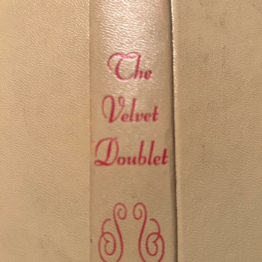 The Velvet Doublet Book by James Street- First Edition - 1953- preloved